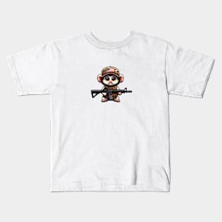 Tactical Marmoset Monkey Kids T-Shirt